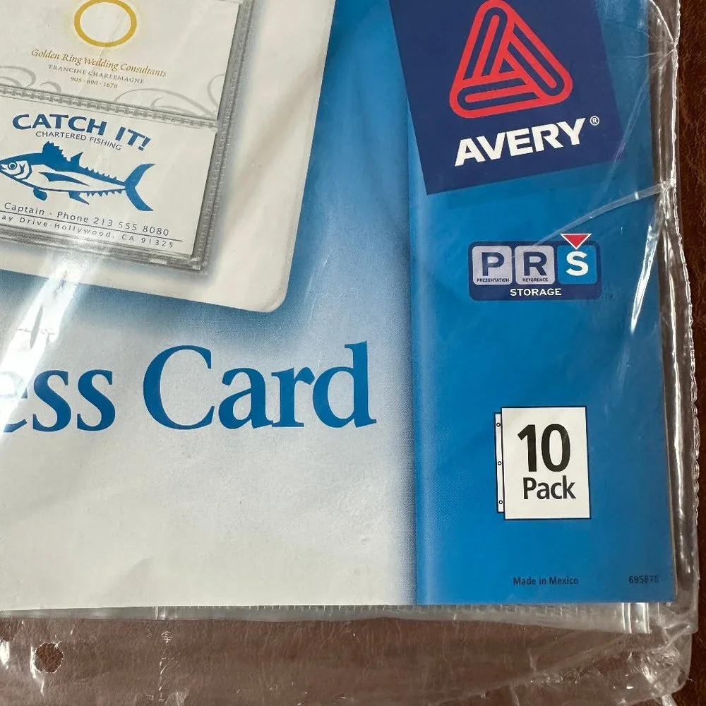 Avery 76009 Business Card Pages Set of 2 -10 packs
